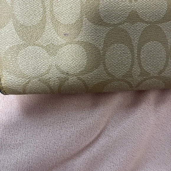 Coach Black, Tan, and Cream Women's Vintage Wallet - Picture 4 of 6